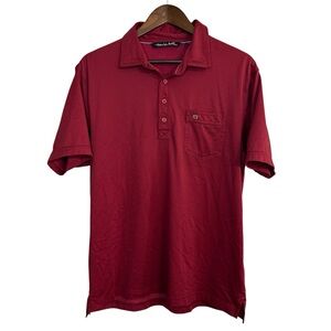 Travis Mathew polo men's large Pima blend performance outdoor beach tennis golf